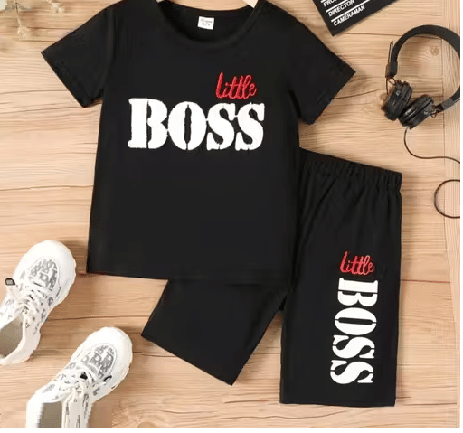 WARSI BROTHER''S Pack of 1 Baby Boys Cotton Blend T-Shirt & Shorts Set ( Black )     			WARSI BROTHER''S Pack of 1 Baby Boys Cotton Blend T-Shirt & Shorts Set ( Black )