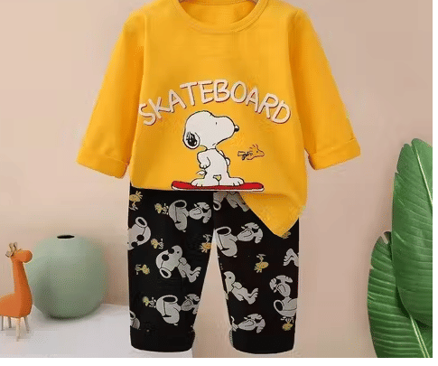 WARSI BROTHER''S Pack of 1 Baby Boys Cotton Blend T-Shirt & Capris Set ( Yellow ) WARSI BROTHER''S Pack of 1 Baby Boys Cotton Blend T-Shirt & Capris Set ( Yellow )