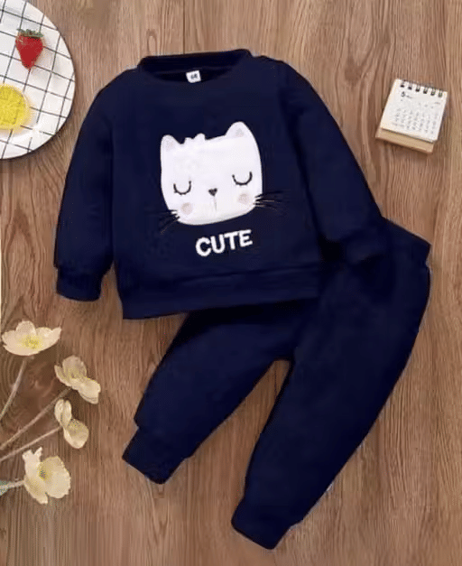 WARSI BROTHER''S Pack of 1 Baby Boys Cotton Blend T-Shirt & Capris Set ( Navy )     			WARSI BROTHER''S Pack of 1 Baby Boys Cotton Blend T-Shirt & Capris Set ( Navy )