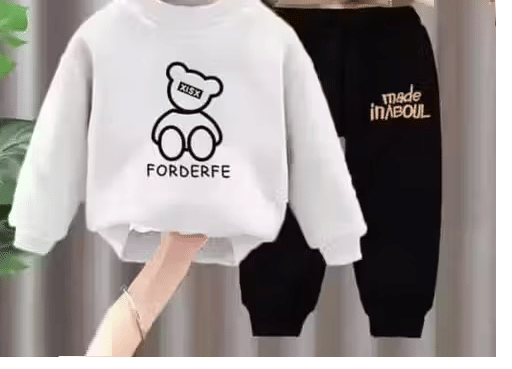     			WARSI BROTHER''S Pack of 1 Baby Boys Cotton Blend T-Shirt & Capris Set ( White )