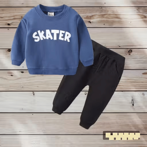 WARSI BROTHER''S Pack of 1 Baby Boys Cotton Blend T-Shirt & Capris Set ( Blue ) WARSI BROTHER''S Pack of 1 Baby Boys Cotton Blend T-Shirt & Capris Set ( Blue )