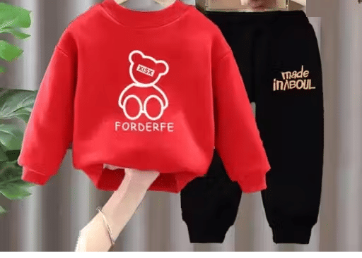     			WARSI BROTHER''S Pack of 1 Baby Boys Cotton Blend T-Shirt & Capris Set ( Red )