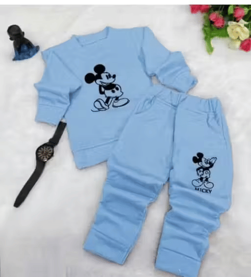 WARSI BROTHER''S Pack of 1 Baby Boys Cotton Blend T-Shirt & Capris Set ( Blue ) WARSI BROTHER''S Pack of 1 Baby Boys Cotton Blend T-Shirt & Capris Set ( Blue )