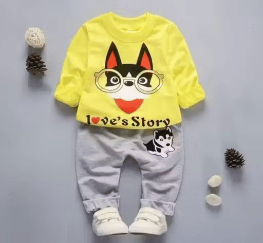 WARSI BROTHER''S Pack of 1 Baby Boys Cotton Blend T-Shirt & Capris Set ( Yellow ) WARSI BROTHER''S Pack of 1 Baby Boys Cotton Blend T-Shirt & Capris Set ( Yellow )
