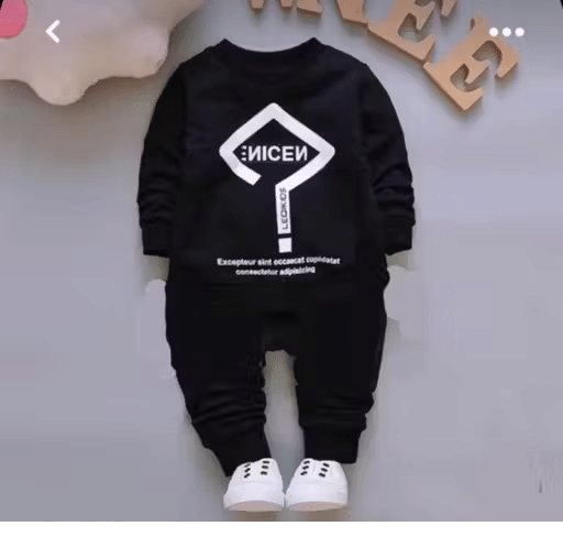 WARSI BROTHER''S Pack of 1 Baby Boys Cotton Blend T-Shirt & Capris Set ( Black ) WARSI BROTHER''S Pack of 1 Baby Boys Cotton Blend T-Shirt & Capris Set ( Black )