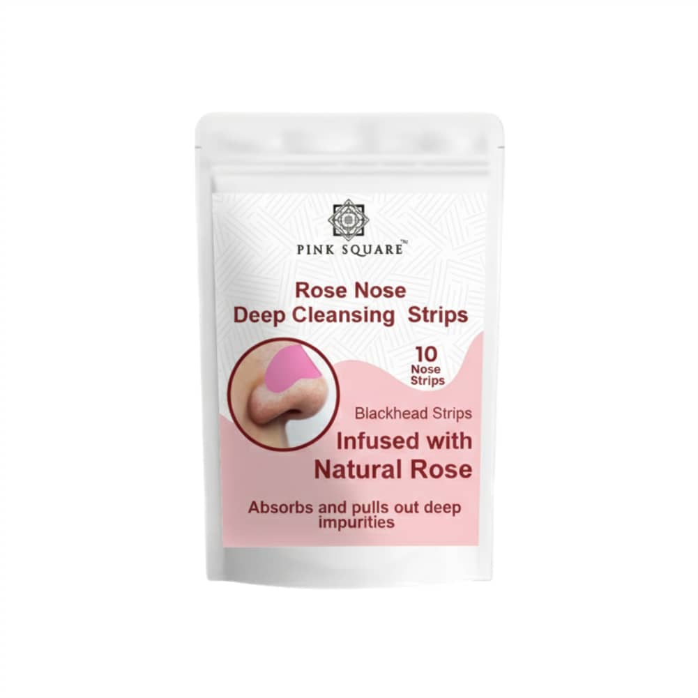 pink square - Pores Cleansing Strip For All Skin Type ( Pack of 1 )