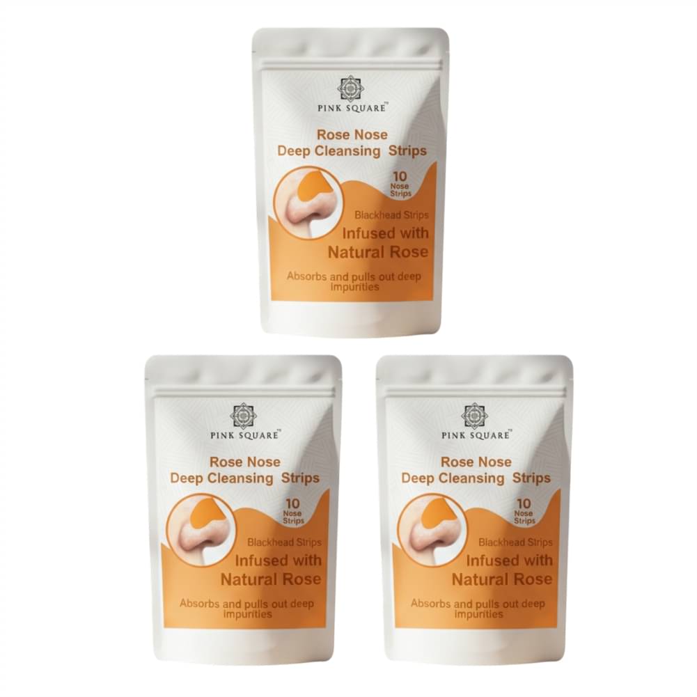 pink square - Pores Cleansing Strip For All Skin Type ( Pack of 3 )     			pink square - Pores Cleansing Strip For All Skin Type ( Pack of 3 )