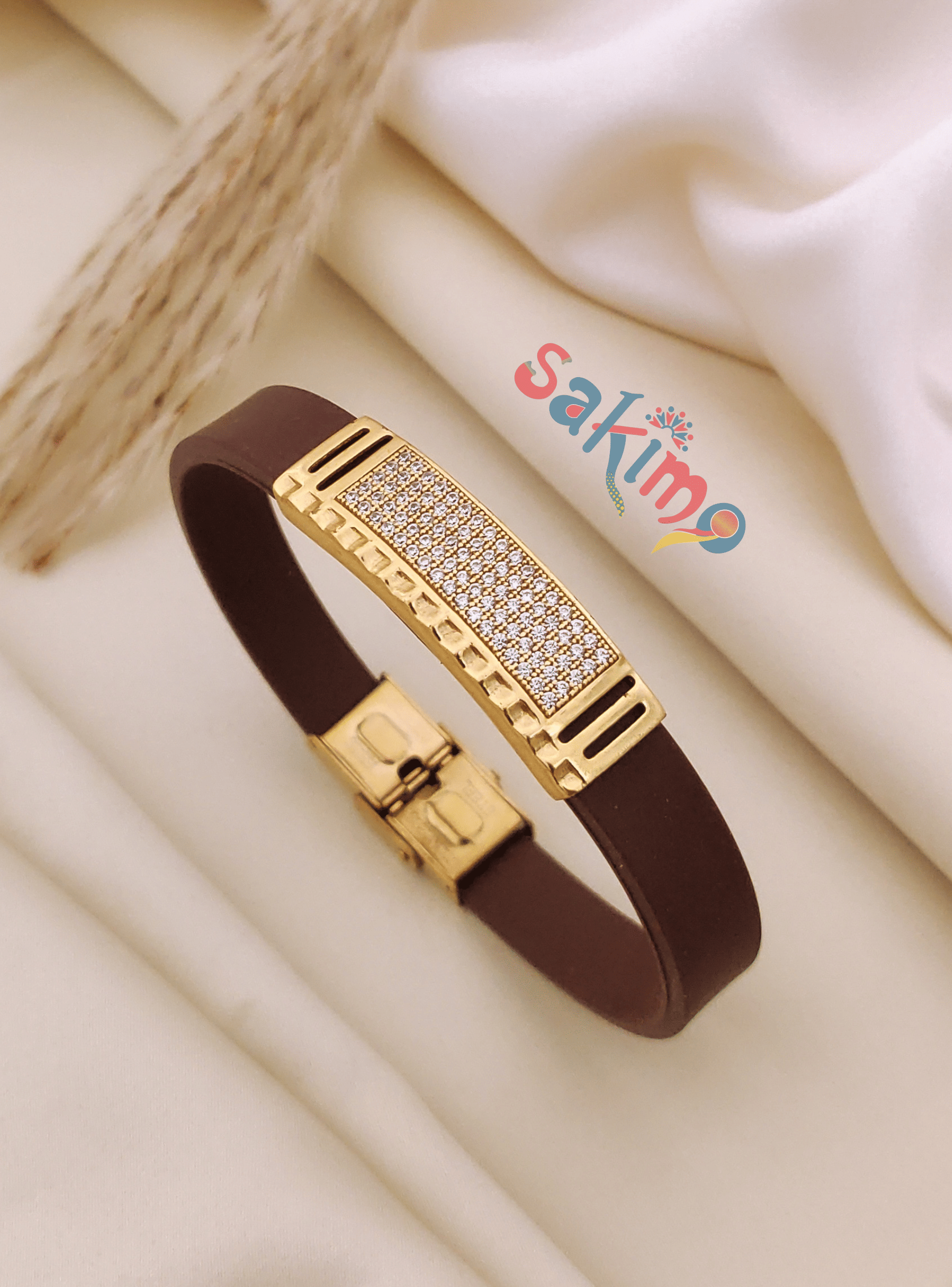 sakimo Brown Bracelet ( Pack of 1 )     			sakimo Brown Bracelet ( Pack of 1 )
