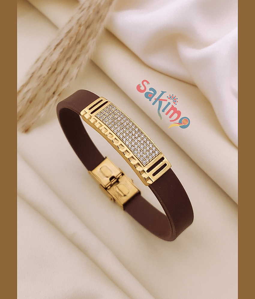 sakimo Brown Bracelet ( Pack of 1 ) - Bangles & Bracelets | Buy online on ZillyBuy