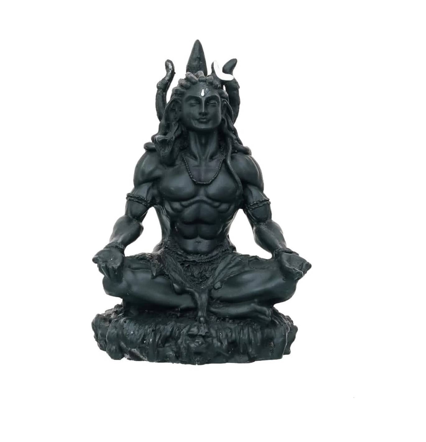     			sricomm Resin Lord Shiva Idol ( 10 cm )