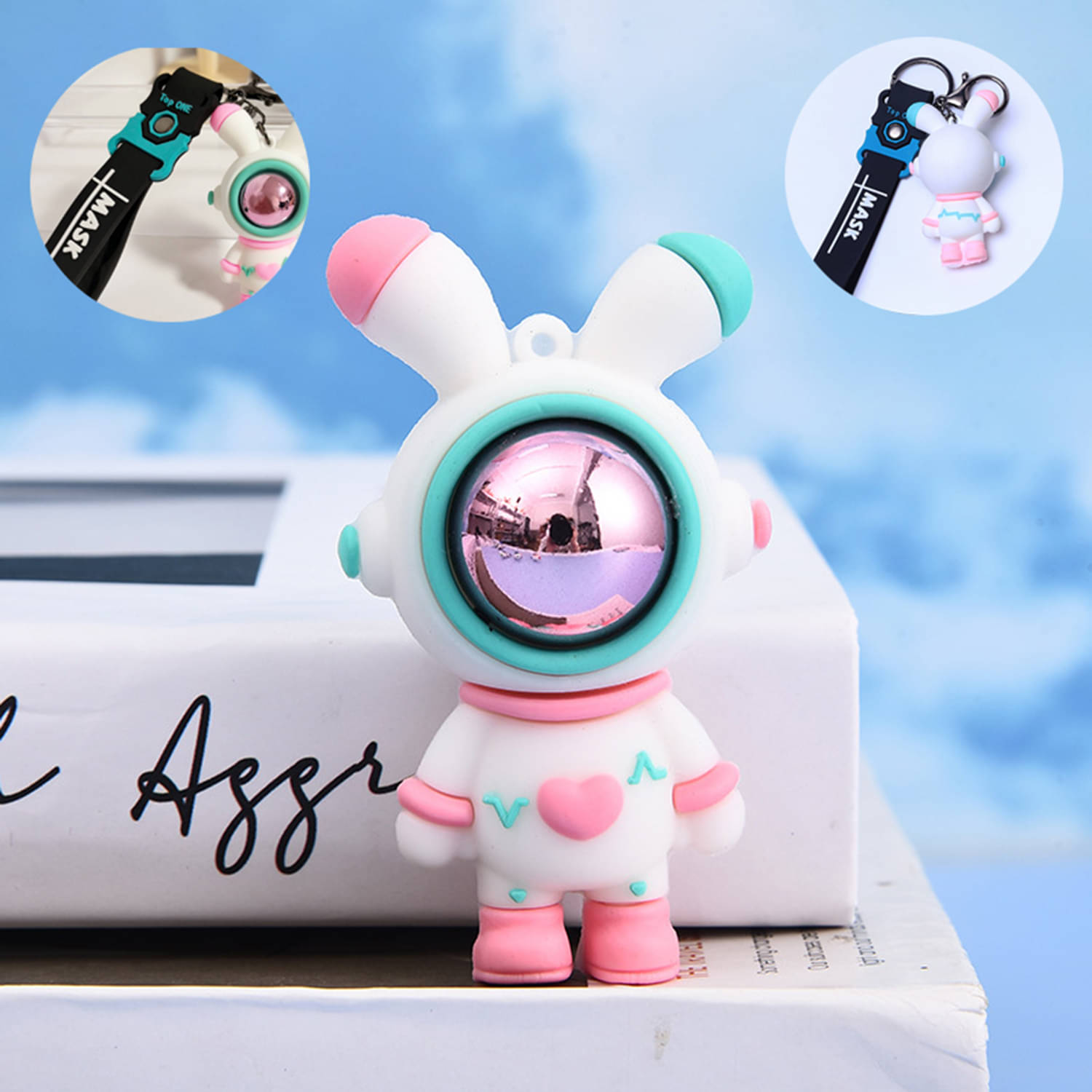     			3Mads Pink Key Chain ( Pack of 1 )