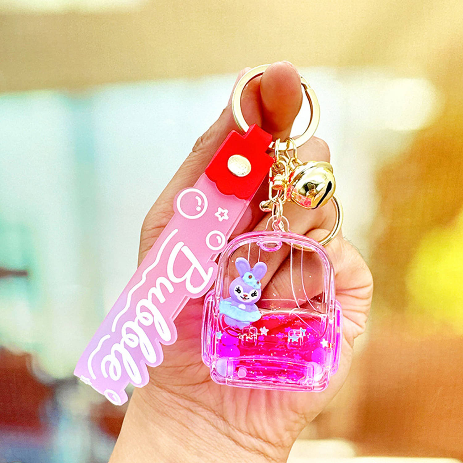     			3Mads Pink Key Chain ( Pack of 1 )