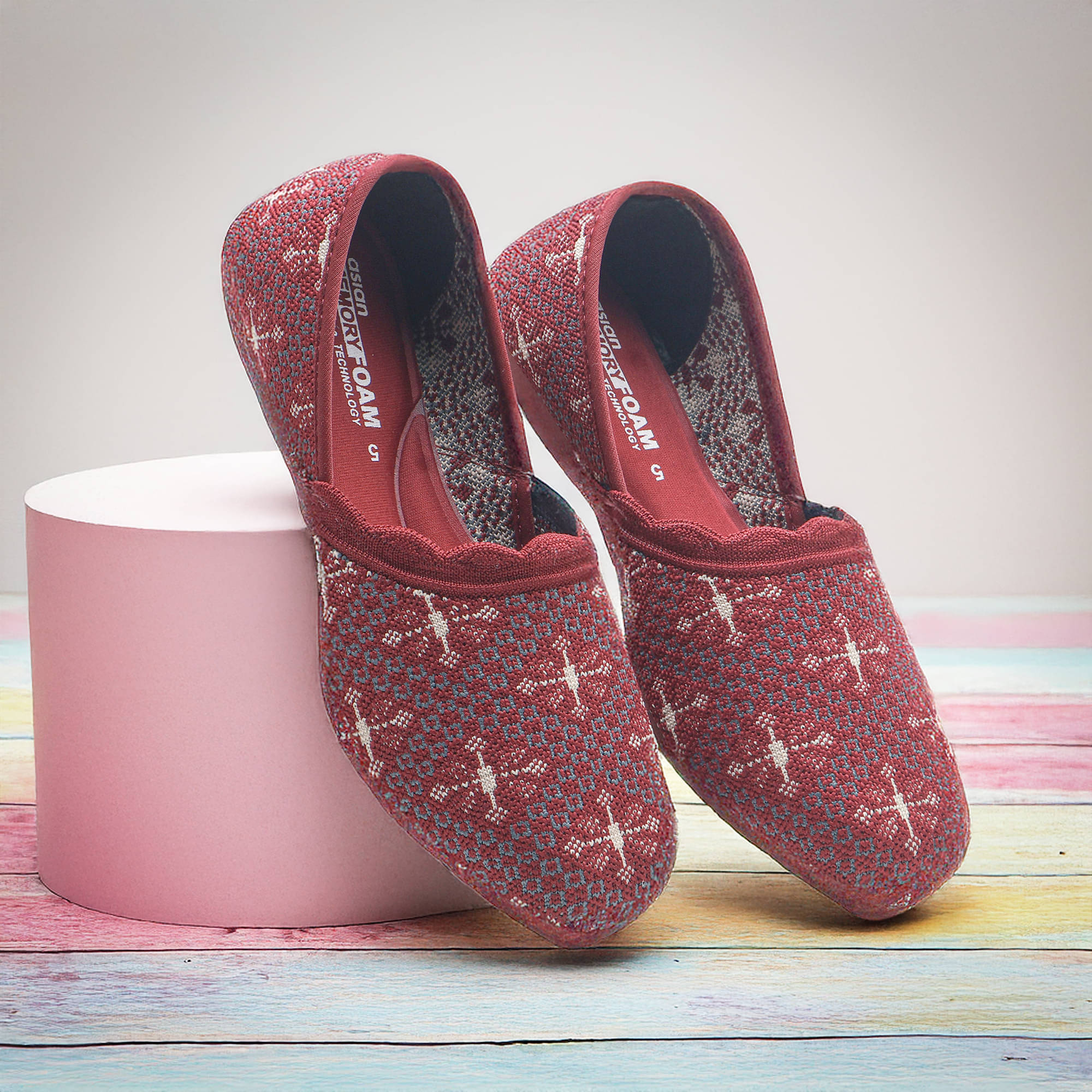 ASIAN Maroon Women's Casual Ballerinas     			ASIAN Maroon Women's Casual Ballerinas