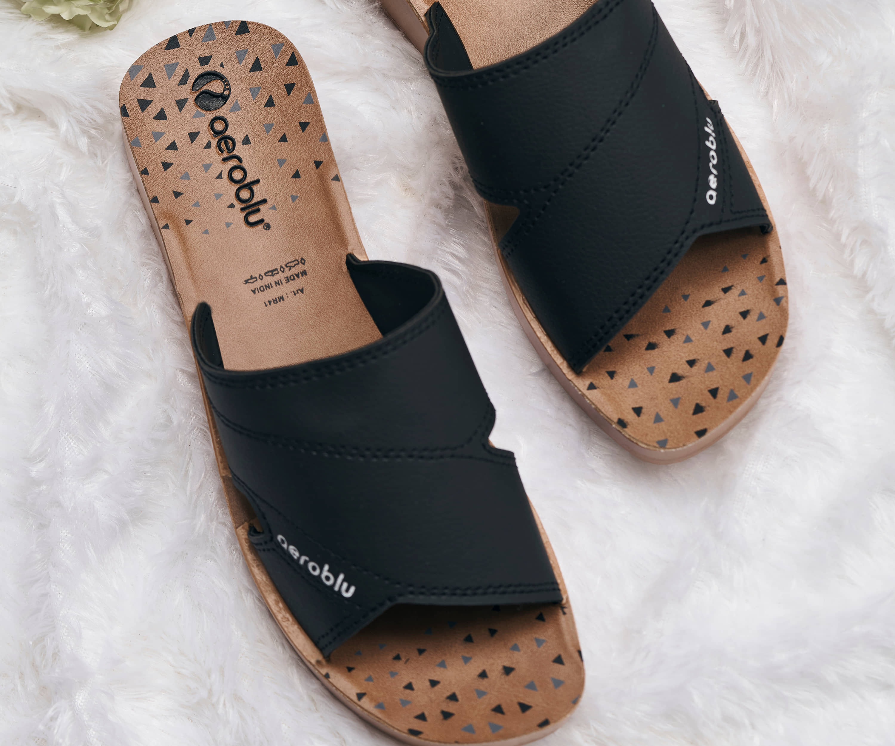 Aeroblu Black Women's Slip On Heels - Heels | Buy online on ZillyBuy