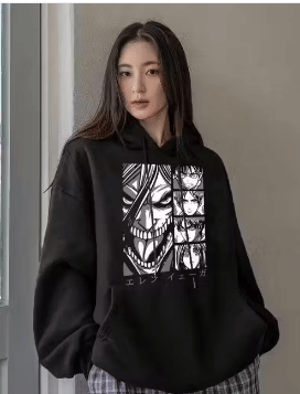 BOUNCE BACK Women Cotton Blend Hooded Sweatshirt For Light Winters ( Black ) BOUNCE BACK Women Cotton Blend Hooded Sweatshirt For Light Winters ( Black )