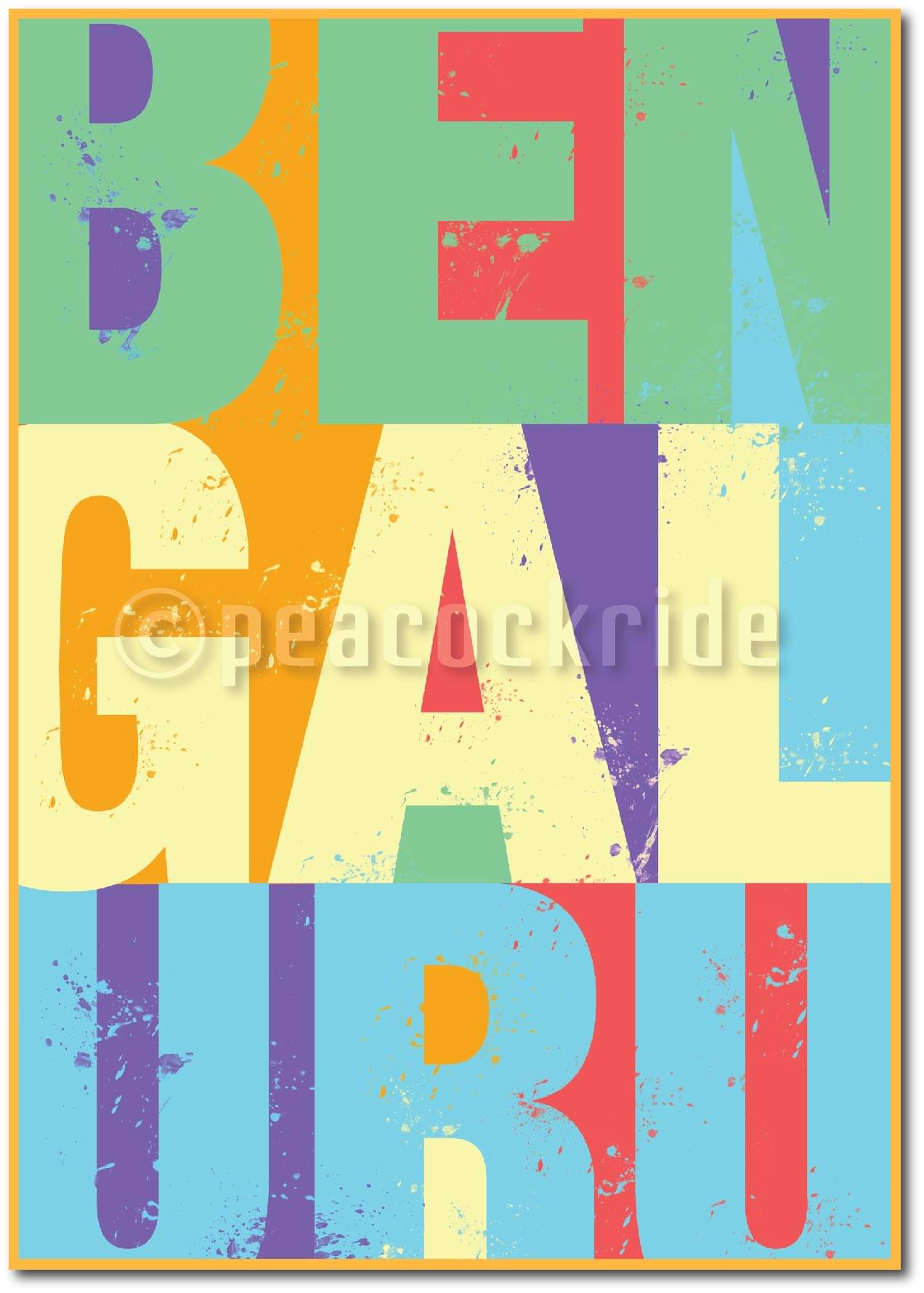     			"Bengaluru" Wall Poster