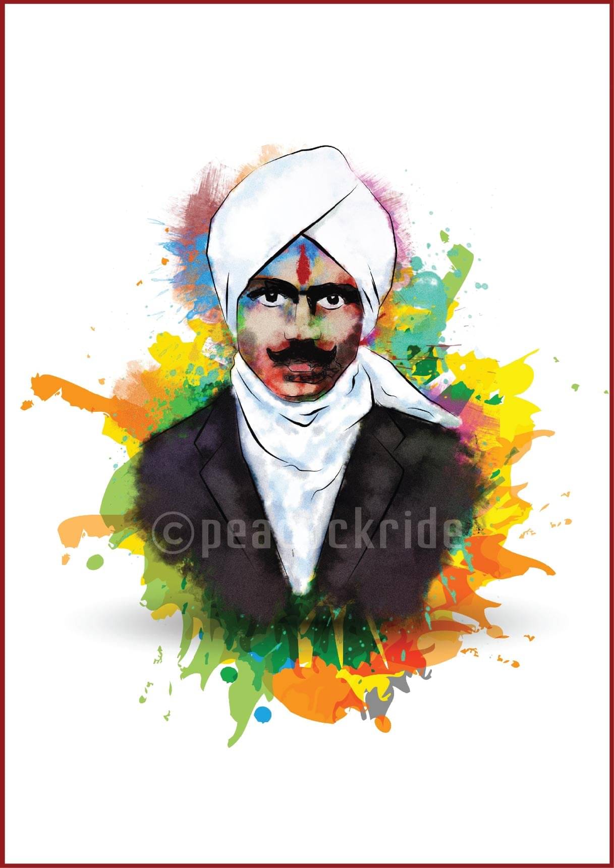     			Bharathiyar Wall Poster