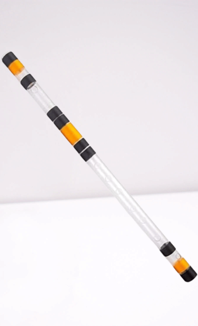     			C Natural Medium & Indian Professional Right Handed Acrylic Flute (Transparent Bansuri) 19.5 inch Size & 48 Centimeter Length