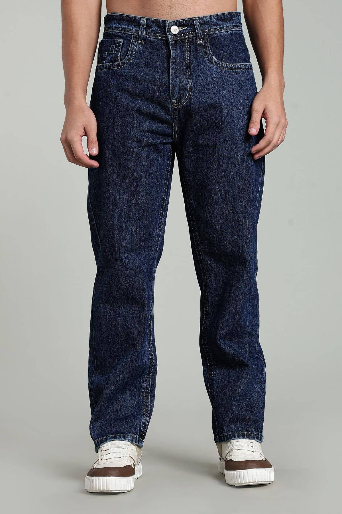 COLOR HUNT Basic Men's Jeans - Dark Blue ( Pack of 1 ) COLOR HUNT Basic Men's Jeans - Dark Blue ( Pack of 1 )