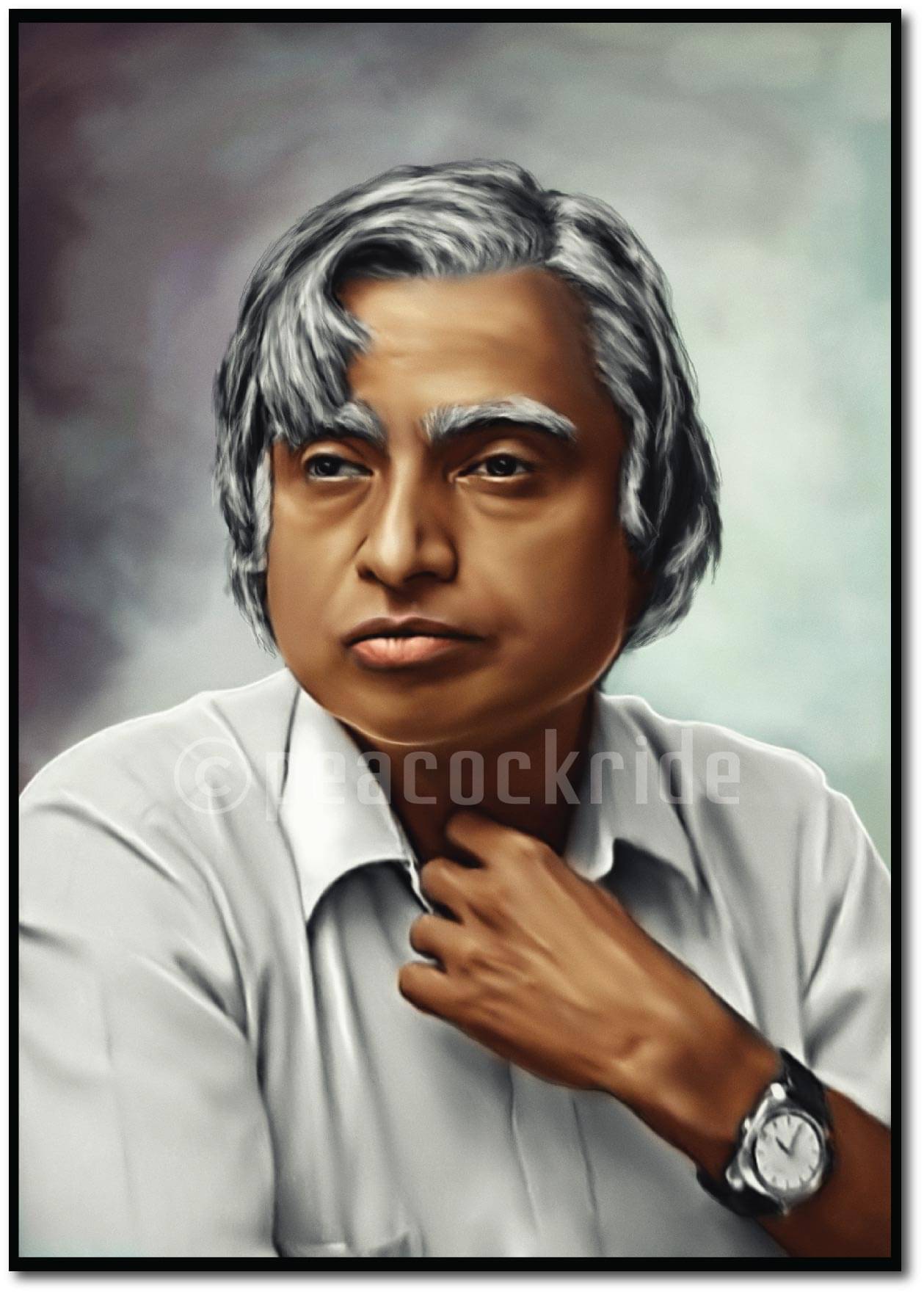     			Dr APJ Abdul Kalam Digital Art Wall Poster