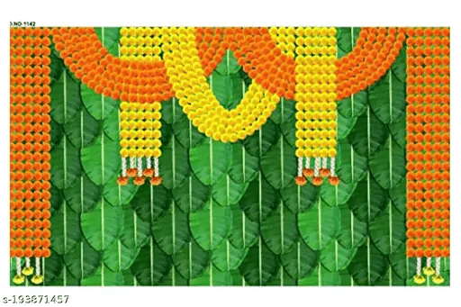 Festive Backdrop Decorative Curtain For Durga Pooja Festival Backdrop (7x5 ft) Festive Backdrop Decorative Curtain For Durga Pooja Festival Backdrop (7x5 ft)