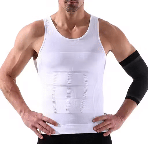     			Fitolym Pack of 1 Men's Tummy Shaper ( Black )