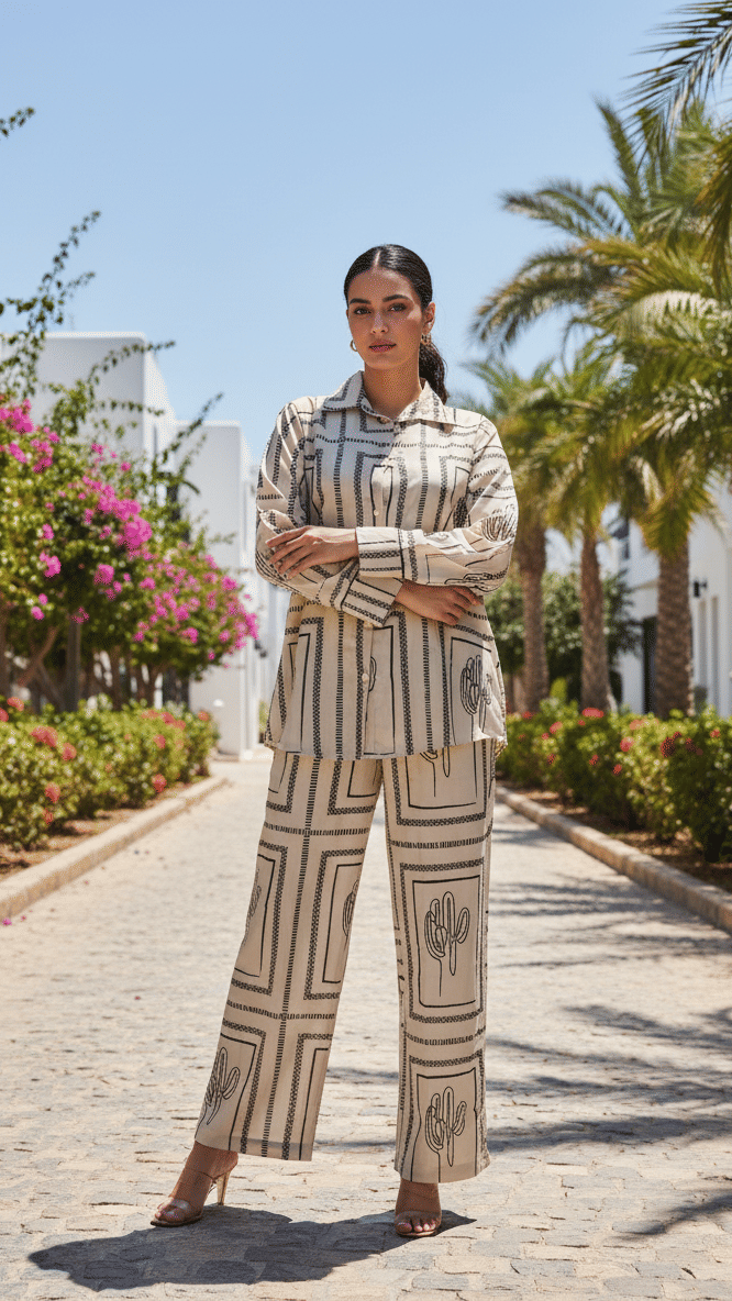 Flavia Creation Women Top With Trousers Co-Ord Set ( Multicolor )     			Flavia Creation Women Top With Trousers Co-Ord Set ( Multicolor )