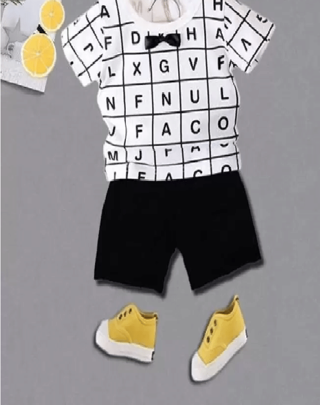 GENERIC BALAJII FASHION Pack of 1 Baby Boys Cotton Blend T-Shirt & Pants Set ( White ) GENERIC BALAJII FASHION Pack of 1 Baby Boys Cotton Blend T-Shirt & Pants Set ( White )