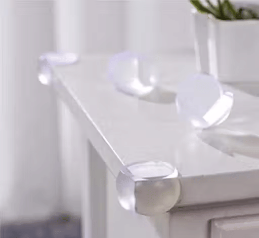 Generic White ABS Edge Guard ( 8 pcs )     			Generic White ABS Edge Guard ( 8 pcs )