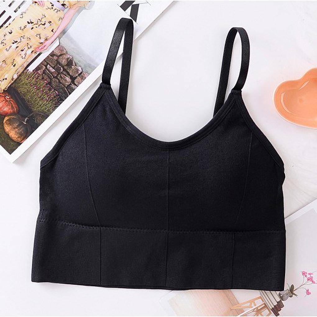 HANGERON Pack of 1 Cotton Blend Lightly Padded Sports Bra For Women ( Black ) HANGERON Pack of 1 Cotton Blend Lightly Padded Sports Bra For Women ( Black )