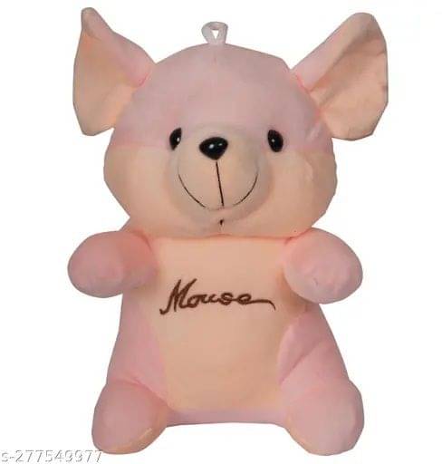 HELLOBEAR Premium Quality Pink Mouse Stuffed Toy For Kids - 15 inch (Brown) HELLOBEAR Premium Quality Pink Mouse Stuffed Toy For Kids - 15 inch (Brown)