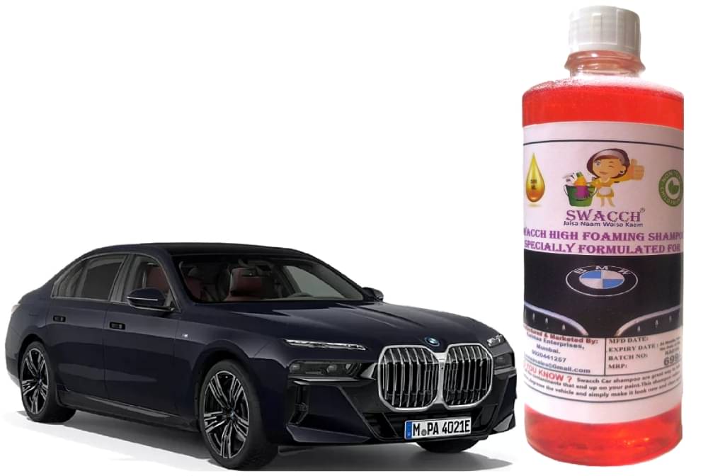 High Foaming Car Shampoo Formulated For BMW i7 I Non-Toxic Formula I Ph Balanced I Super Saver Pack I Premium Wax Formulation I Glossy & Shine I 500ml High Foaming Car Shampoo Formulated For BMW i7 I Non-Toxic Formula I Ph Balanced I Super Saver Pack I Premium Wax Formulation I Glossy & Shine I 500ml