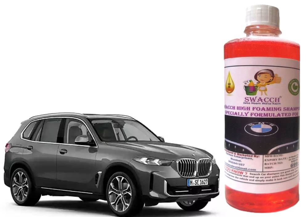     			High Foaming Car Shampoo Formulated For BMW X5 I Non-Toxic Formula I Ph Balanced I Super Saver Pack I Premium Wax Formulation I Glossy & Shine I 500ml