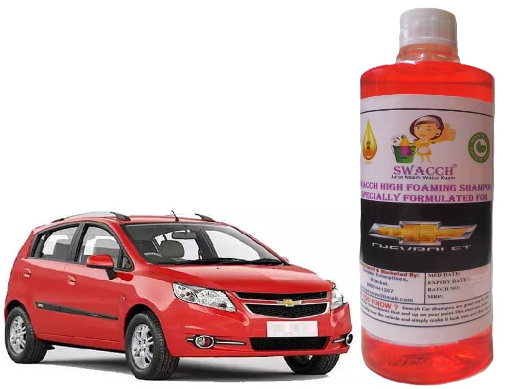 High Foaming Car Shampoo Formulated For Chevrolet Sail I Non-Toxic Formula I Ph Balanced I Super Saver Pack I Premium Wax Formulation I Glossy & Shine I 500ml High Foaming Car Shampoo Formulated For Chevrolet Sail I Non-Toxic Formula I Ph Balanced I Super Saver Pack I Premium Wax Formulation I Glossy & Shine I 500ml