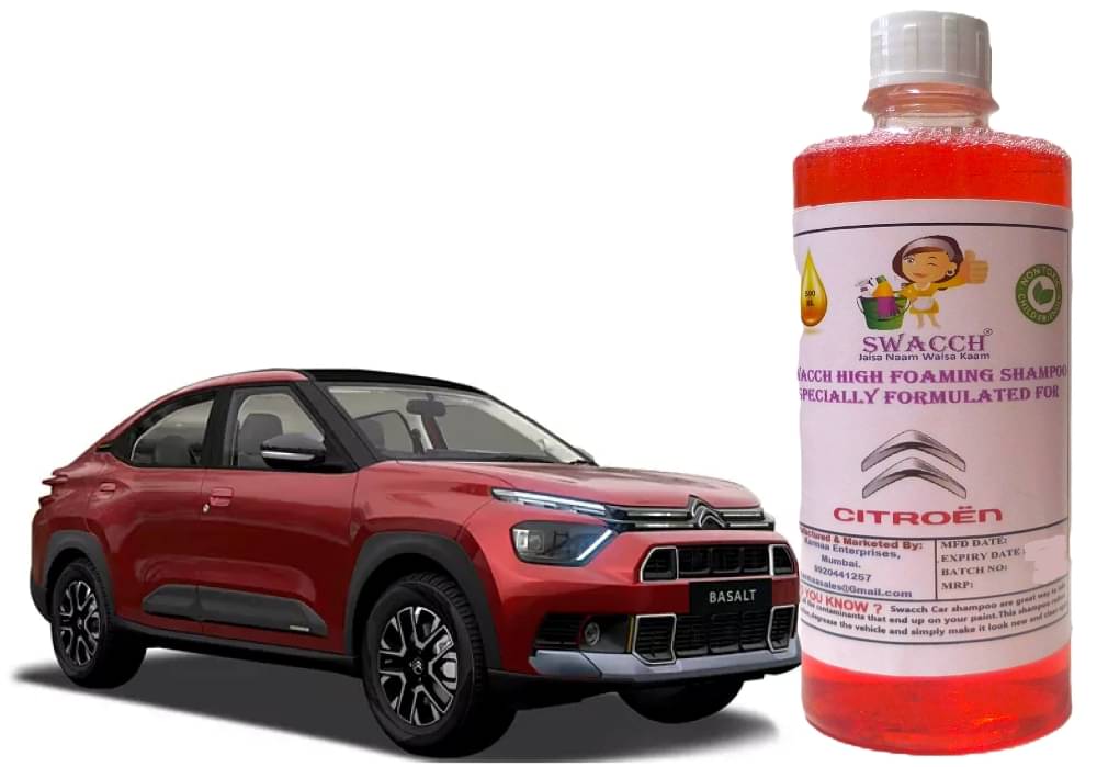     			High Foaming Car Shampoo Formulated For Citroen Basalt I Non-Toxic Formula I Ph Balanced I Super Saver Pack I Premium Wax Formulation I Glossy & Shine I 500ml