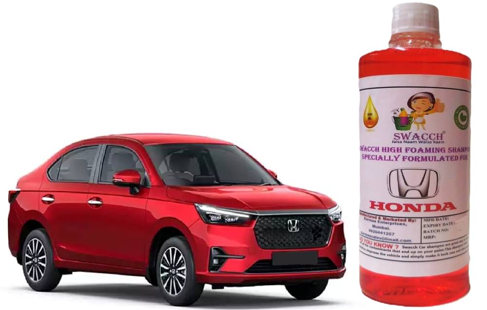 High Foaming Car Shampoo Formulated For Honda Amaze I Non-Toxic Formula I Ph Balanced I Super Saver Pack I Premium Wax Formulation I Glossy & Shine I 500ml High Foaming Car Shampoo Formulated For Honda Amaze I Non-Toxic Formula I Ph Balanced I Super Saver Pack I Premium Wax Formulation I Glossy & Shine I 500ml