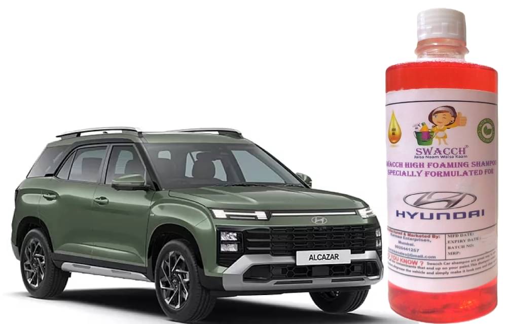     			High Foaming Car Shampoo Formulated For Hyundai Alcazar I Non-Toxic Formula I Ph Balanced I Super Saver Pack I Premium Wax Formulation I Glossy & Shine I 500ml