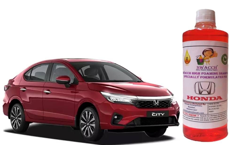 High Foaming Car Shampoo Formulated For Honda City I Non-Toxic Formula I Ph Balanced I Super Saver Pack I Premium Wax Formulation I Glossy & Shine I 500ml High Foaming Car Shampoo Formulated For Honda City I Non-Toxic Formula I Ph Balanced I Super Saver Pack I Premium Wax Formulation I Glossy & Shine I 500ml