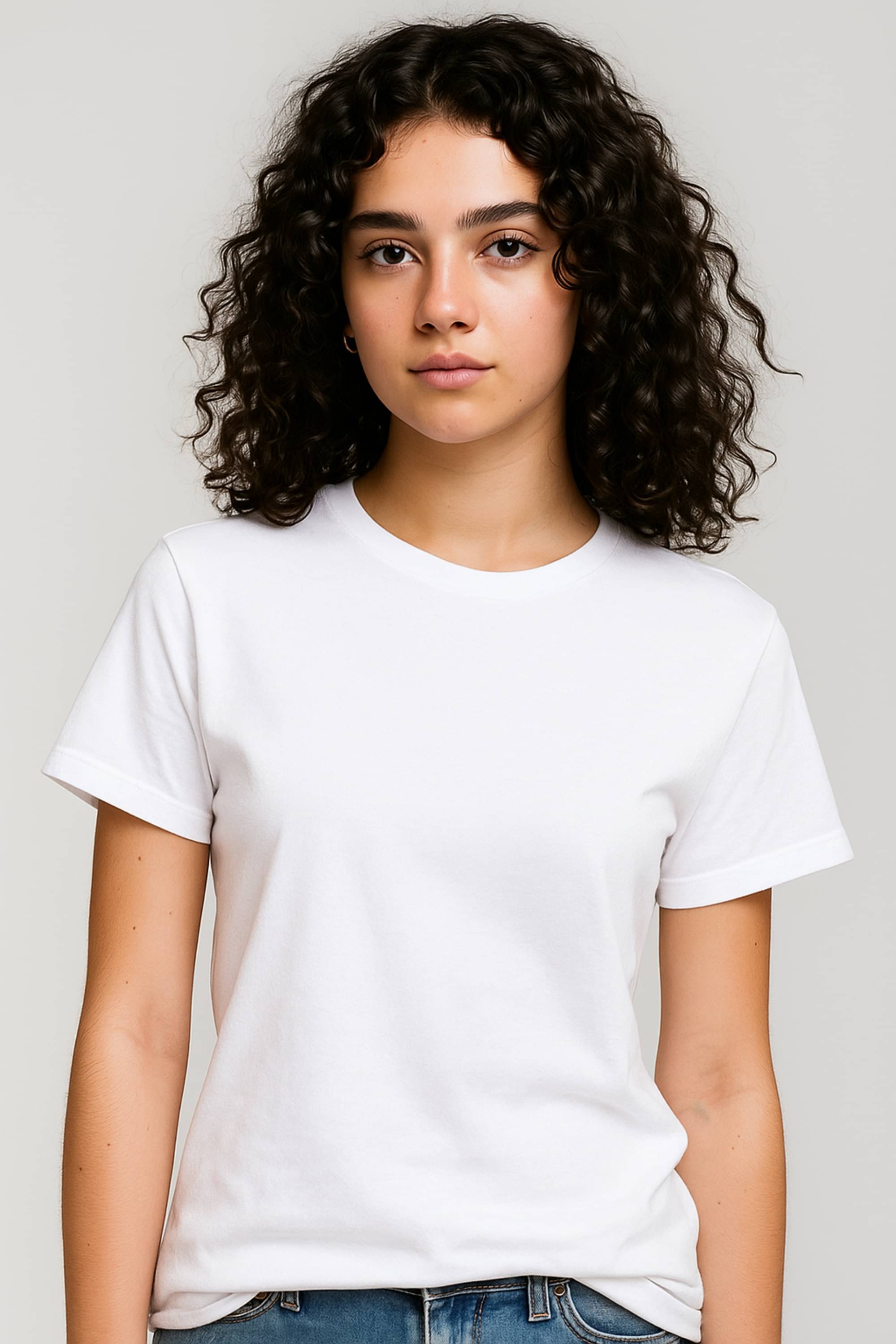     			Inner Element Pack of 1 Girls 100% Cotton T-Shirt ( White )