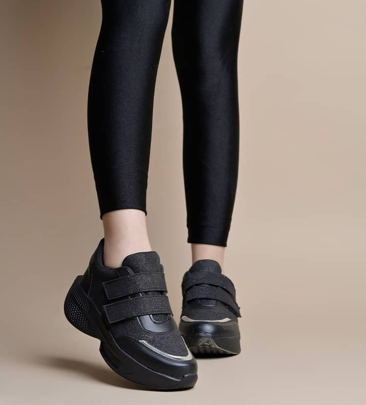     			JM Looks Black Women's Sneakers