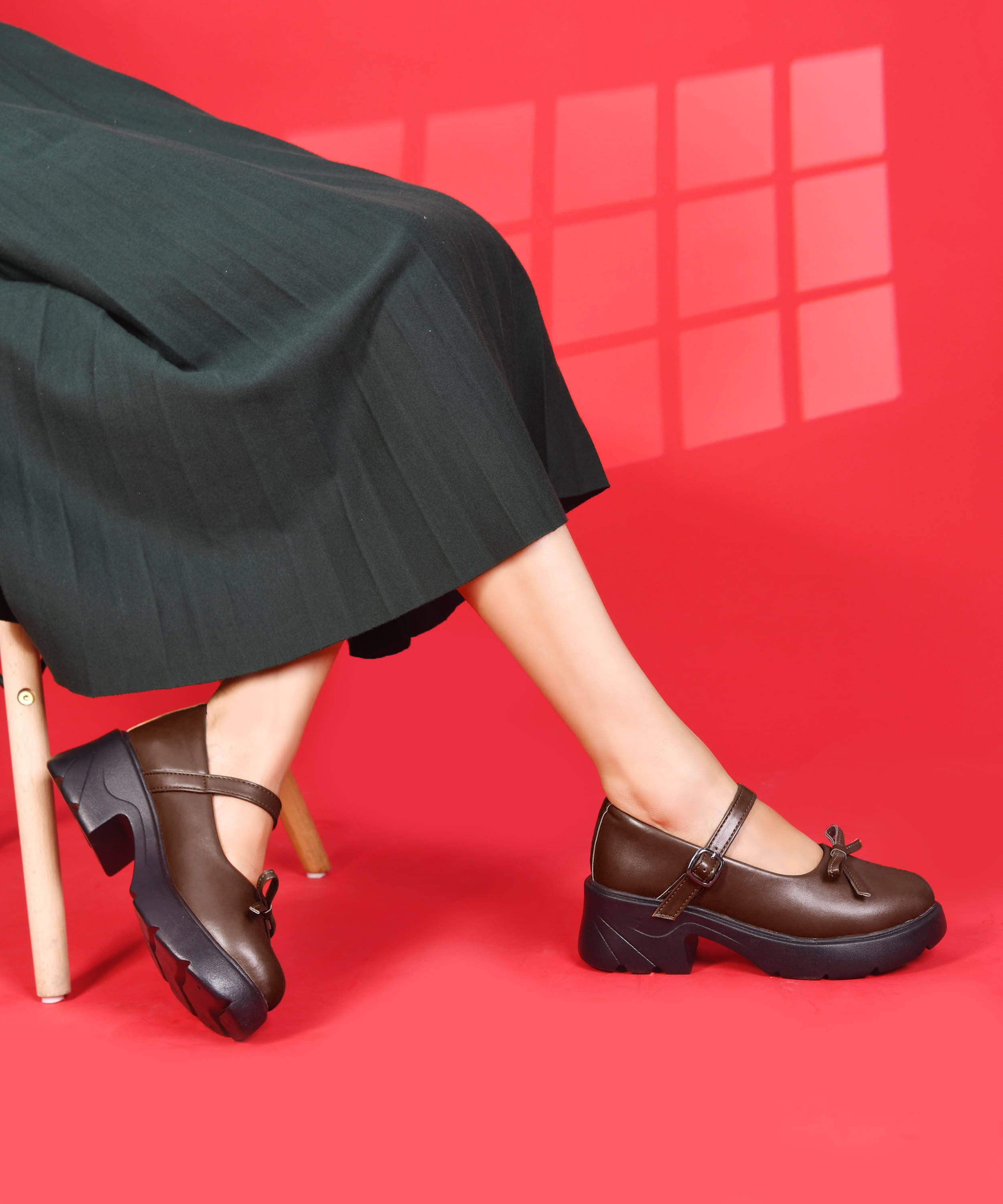JM Looks Brown Women's Korean Shoes JM Looks Brown Women's Korean Shoes