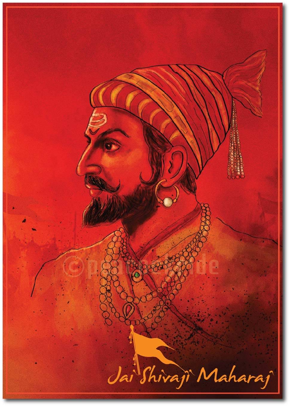     			Jai Shivaji Maharaj Wall Poster