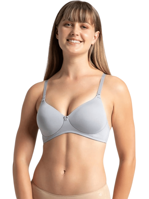     			Jd Fashion Pack of 1 Lycra Lightly Padded Push Up Bra For Women ( Blue )