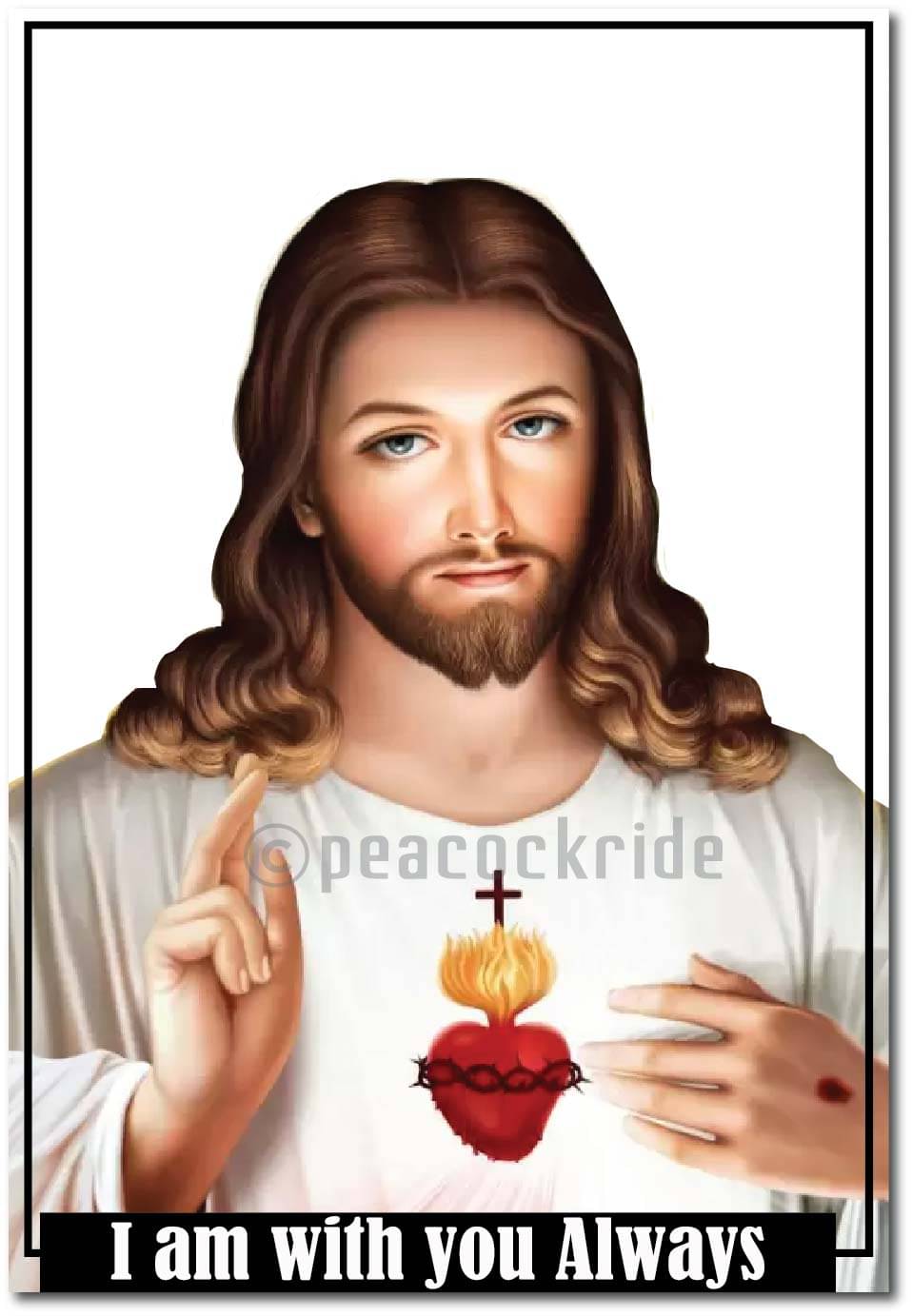     			Jesus Christ I Always with You I Wall Poster