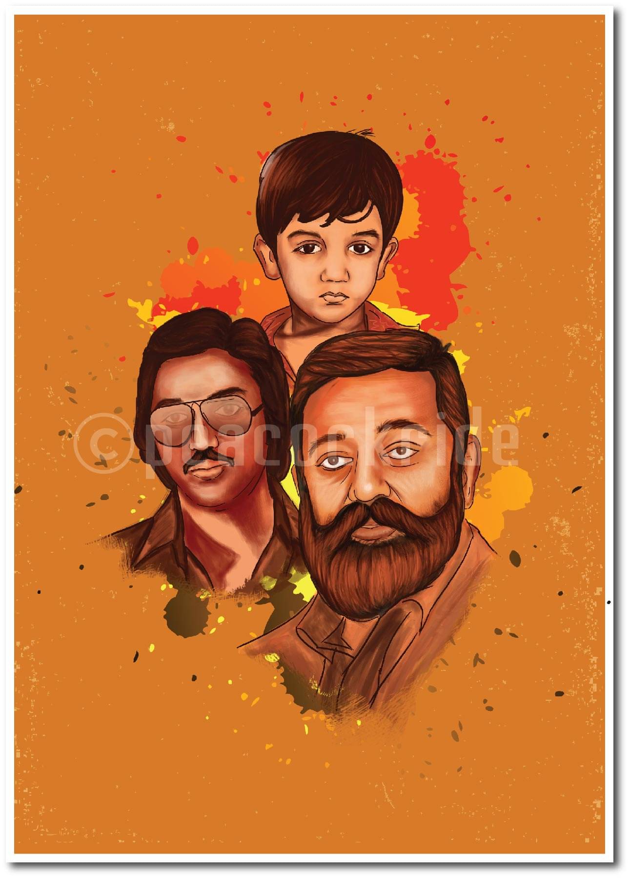     			"Kamalhassan" Wall Poster