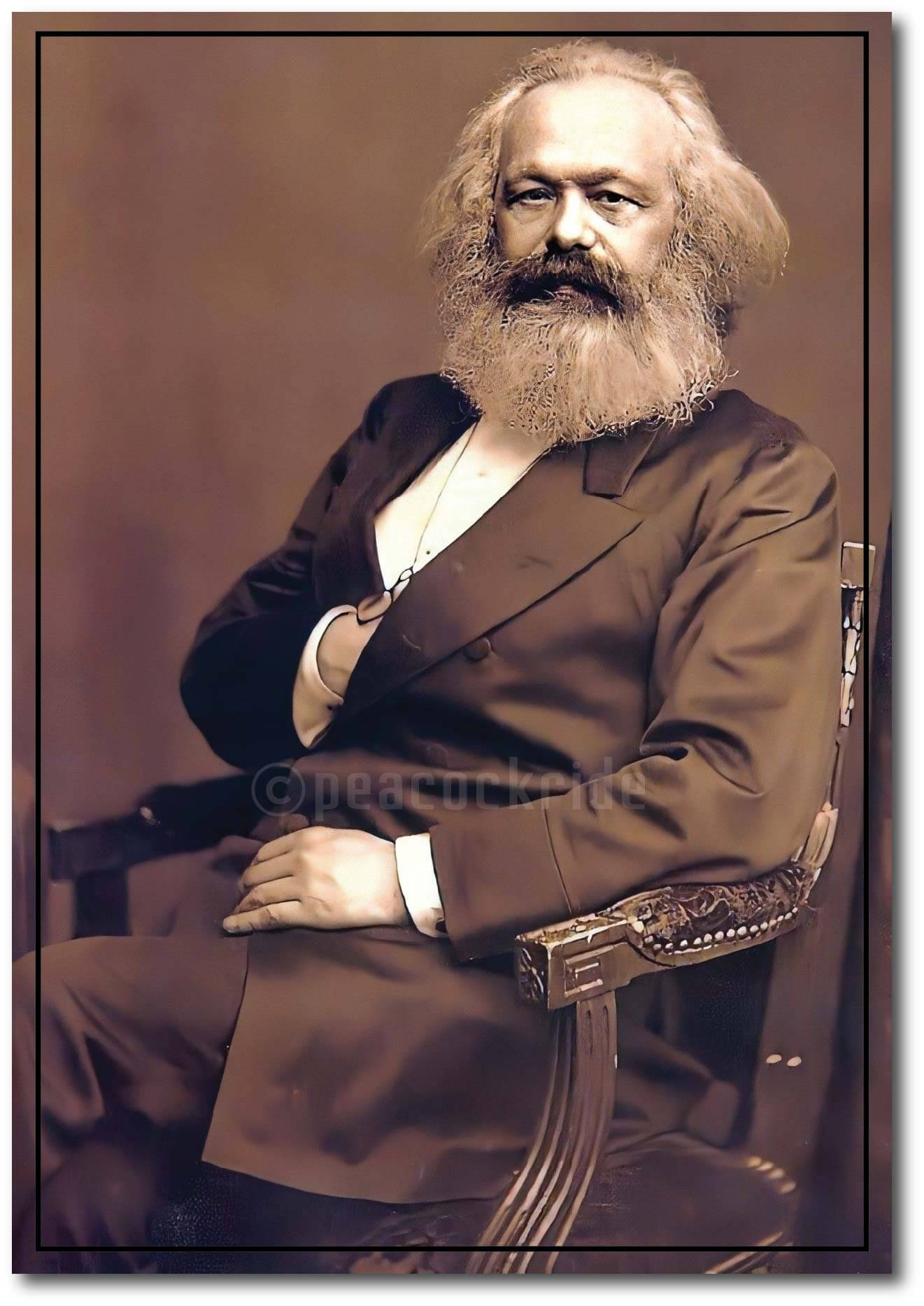     			Karl Heinrich Marx I Karl Marx I German Philosopher I Wall Poster