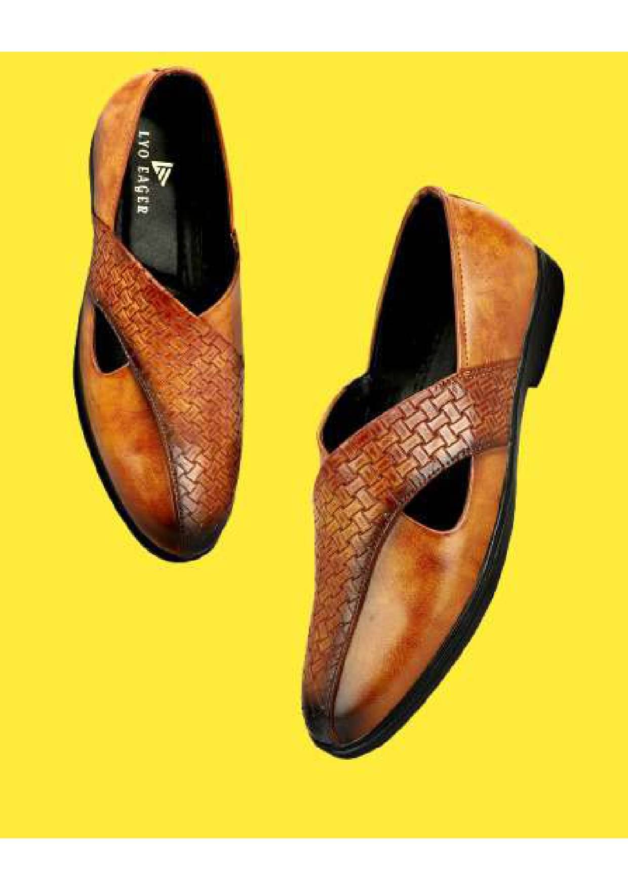     			LYO EAGER - Tan Men's Sandals