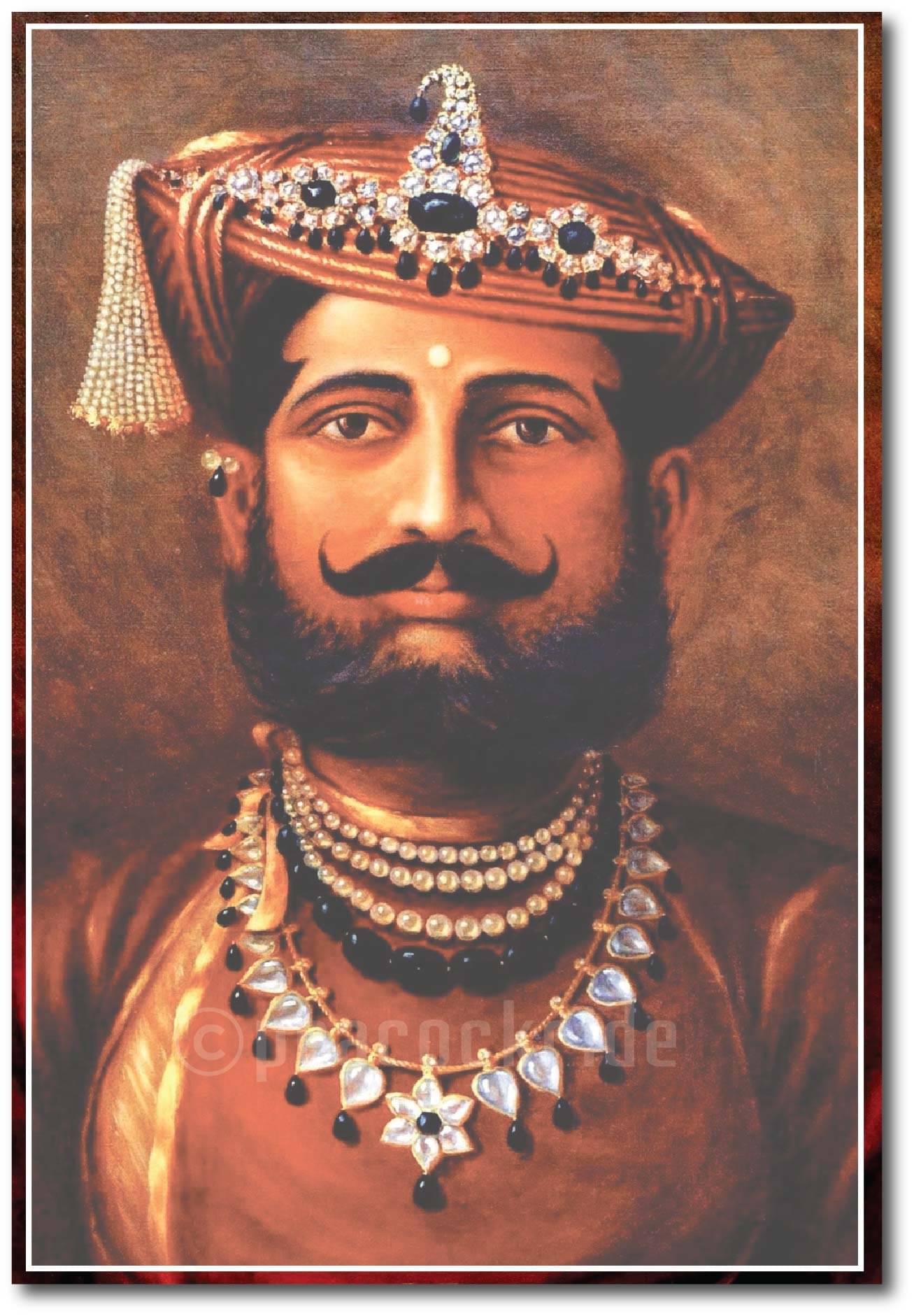     			Maharaja Yashwant Rao Holkar I Maratha I Indore I Wall Poster