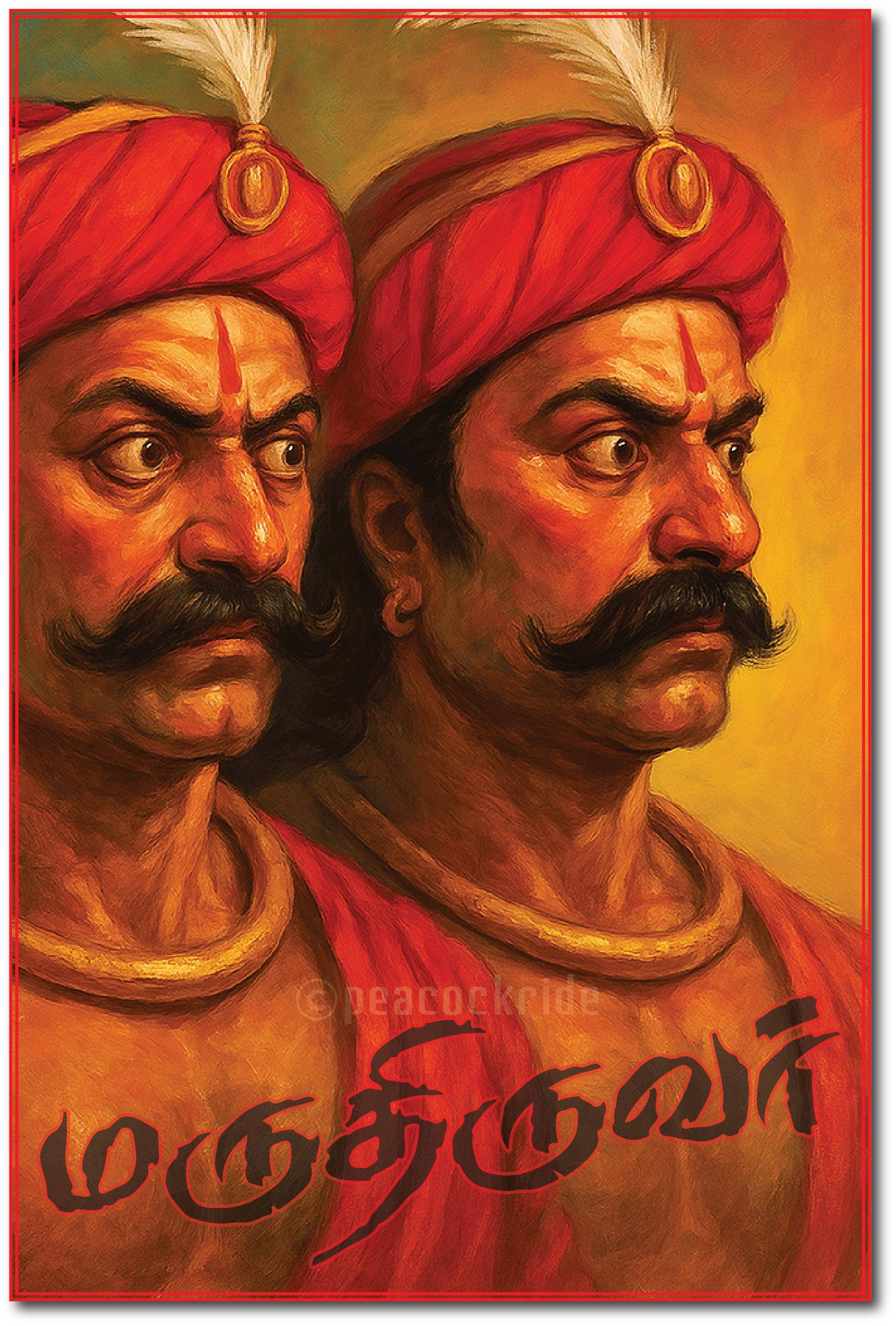     			Maruthu Brothers I The Warrior Kings I Maruthu Sagotharargal I Wall Poster