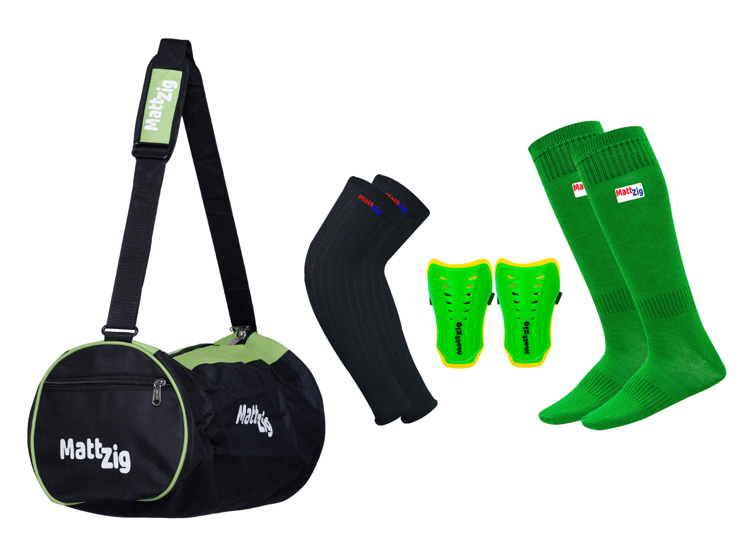 MattZig Green Football Kit Bag ( Pack of 1 ) MattZig Green Football Kit Bag ( Pack of 1 )